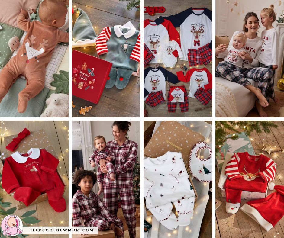 Pyjama de Noël pour toute la famille vertbaudet