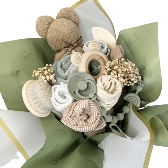 Idée cadeau de naissance ou cadeau baby shower le bouquet de couches - Créatrice Etsy : OnnabelliCreation