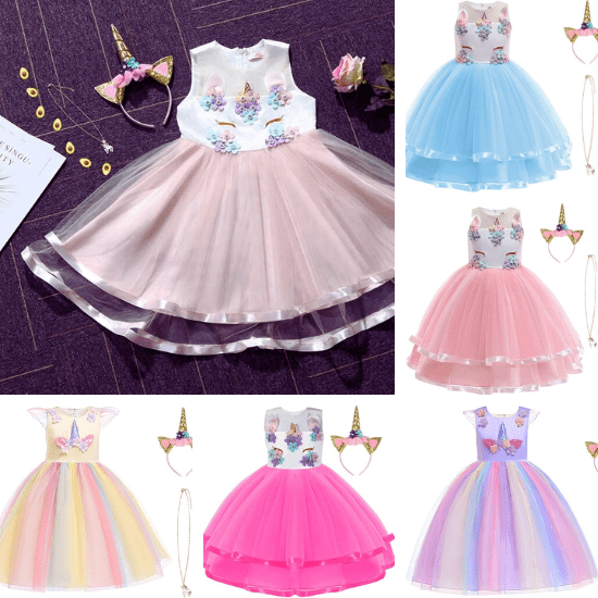 Déguisement robe licorne enfant de URAQT