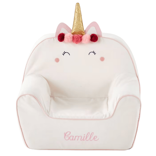 Fauteuil enfant personnalisable Licorne vertbaudet