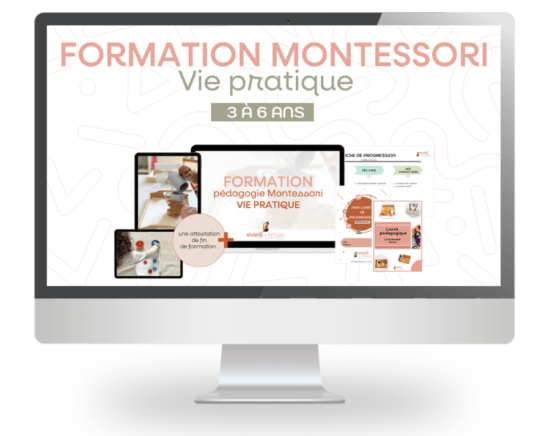Formation Montessori bébé 3-6 ans de Lucie Kemache