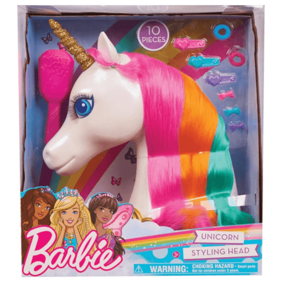 Tête à coiffer Licorne Barbie