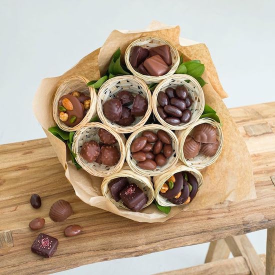 Bouquet Chocolat CHOCOLATS LOUIS comme idée cadeau maternité
