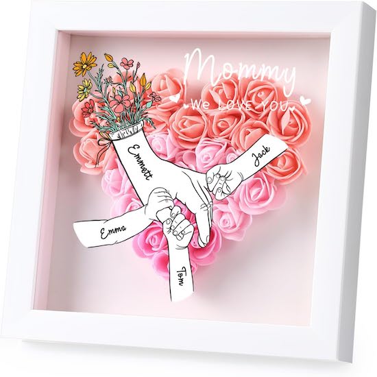 Boîte à Fleurs Personnalisée pour Maman