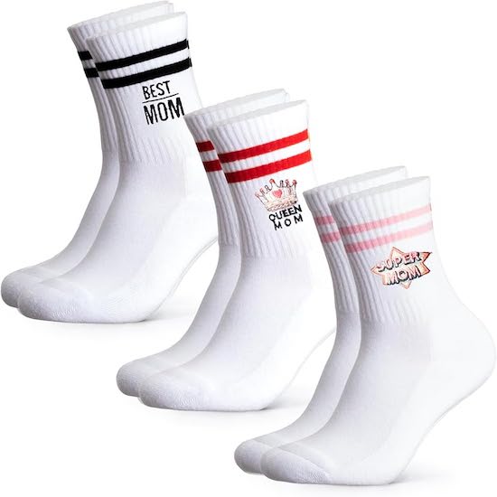 Chaussettes sport cadeau pour la fête des mères