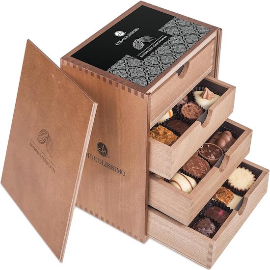 Coffret chocolats sur 3 étages Chocolissimo