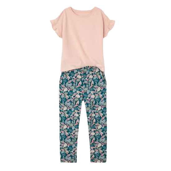 Ensemble tee-shirt + pantalon fille vertbaudet
