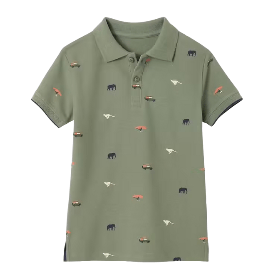 Polo garçon style sporty chic vertbaudet
