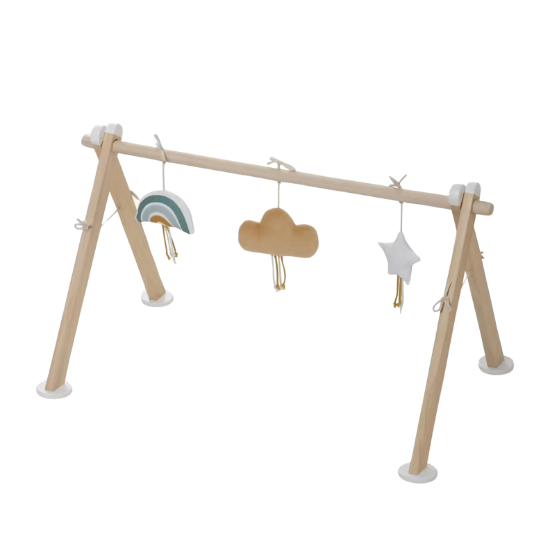 Portique en bois pour bébé vertbaudet