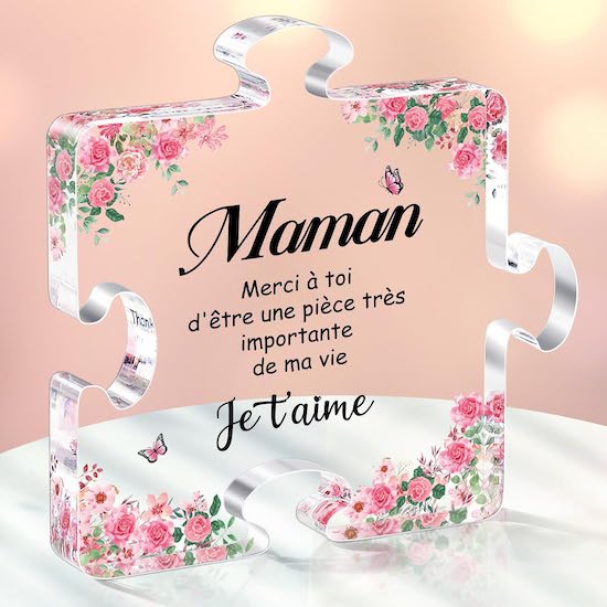 Puzzle personnalisé fête des mères