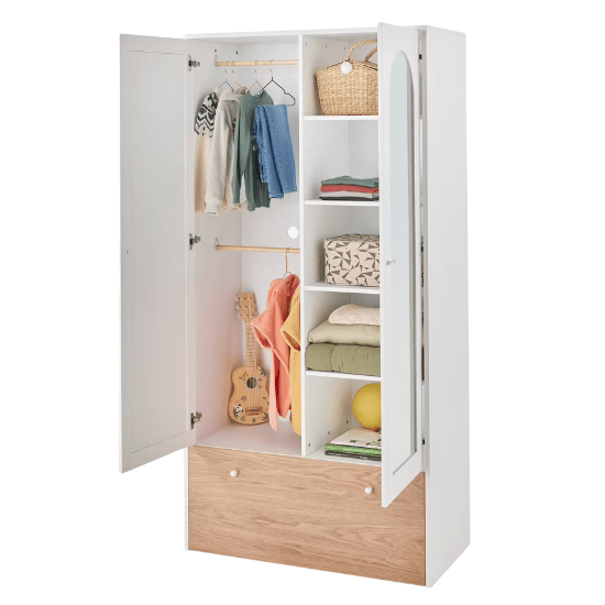Grande armoire enfant avec miroir vertbaudet