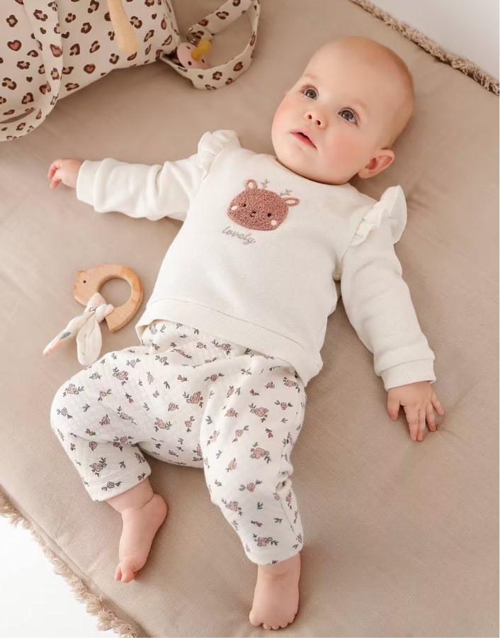 Ensemble bébé sweat et pantalon vertbaudet