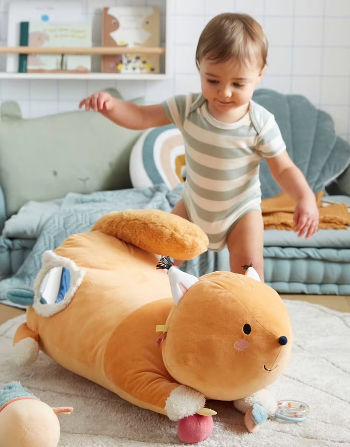 Grande peluche d'activités Écureuil vertbaudet