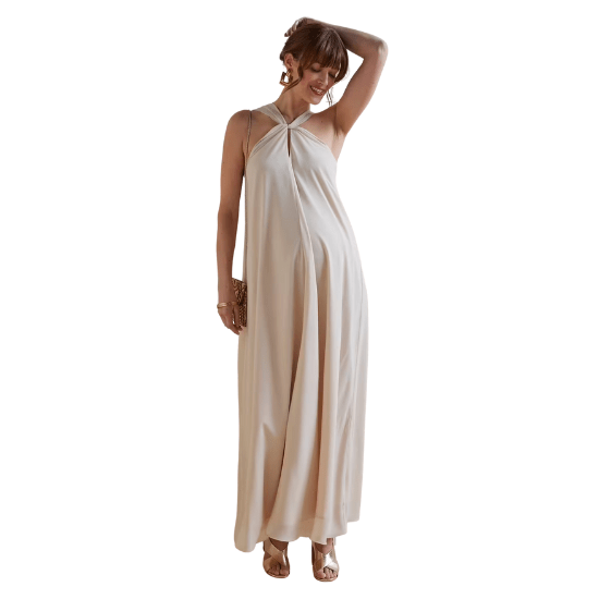 Robe longue de grossesse vertbaudet