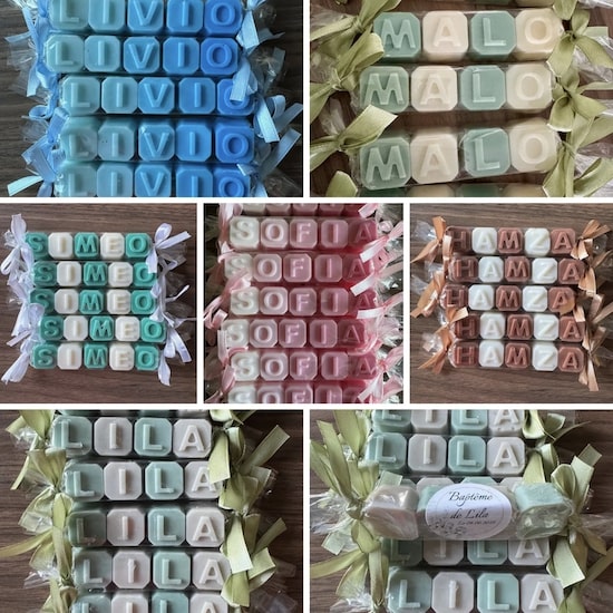 Fondant parfumé à personnaliser - Créatrice Etsy : LesbougiesdeLaura