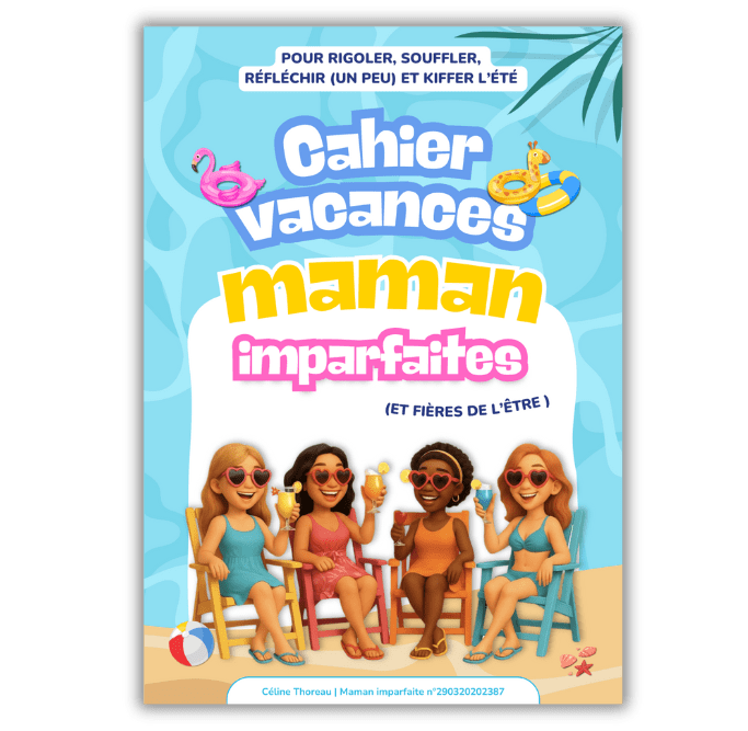 Cahiers de vacances pour maman signée Keep Cool New Mom