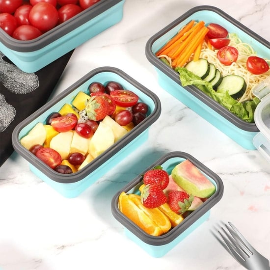 Boîte à goûter enfant silicone Beeptrum
