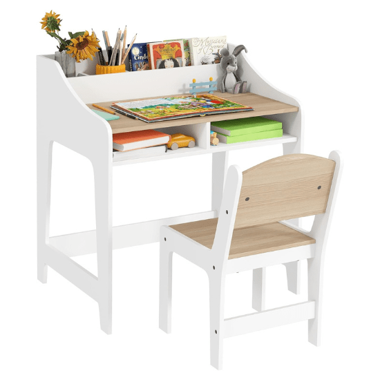 Bureau maternelle blanc AIYAPLAY