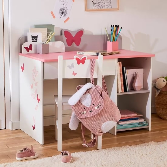 Bureau maternelle pour fille vertbaudet
