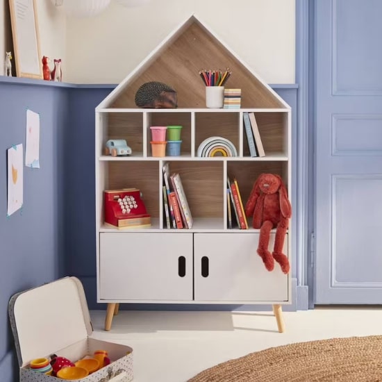 Etagère bibliothèque bois massif Sweeek