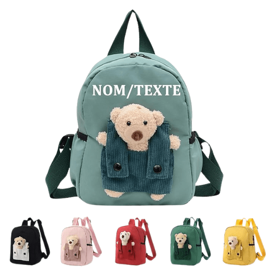 Sac à dos bébé crèche personnalisable