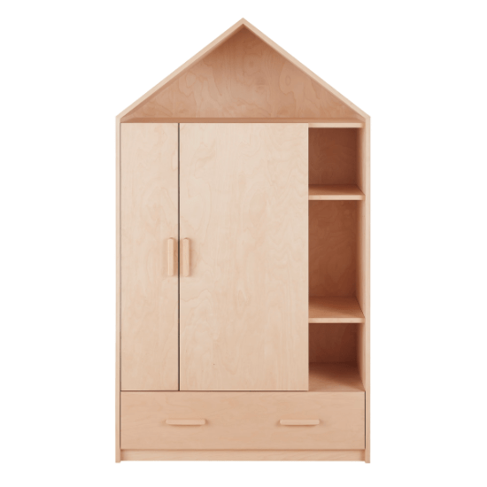 Armoire cabane pour chambre bébé jungle
