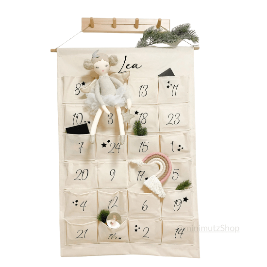 Calendrier de l'Avent pour enfant personnalisé - Créatrice Etsy : minimutzShop
