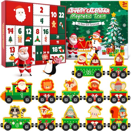 Calendrier de l'Avent bébé spécial train Vexyra