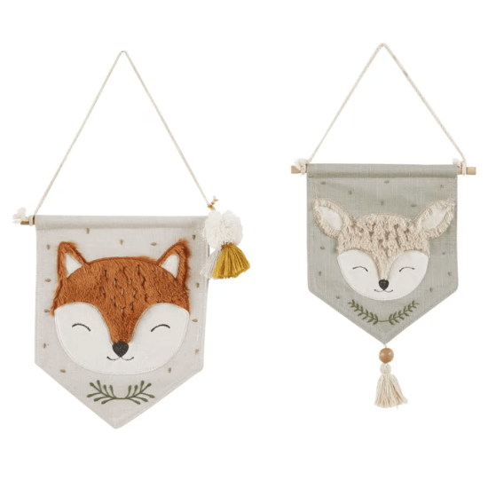Fanions à suspendre animaux de la forêt Maisons du Monde