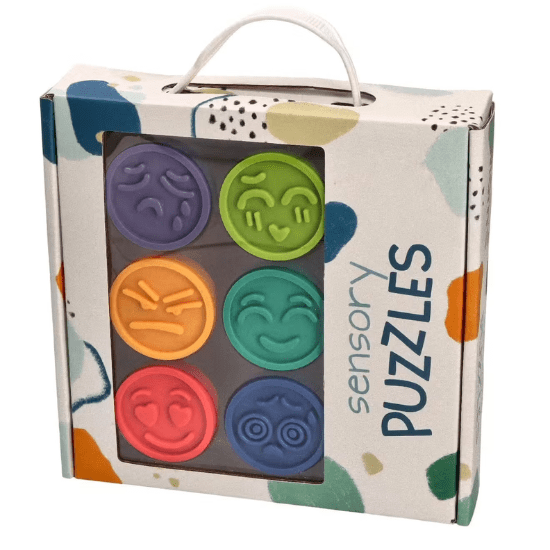 Jouet éveil Montessori puzzles sensoriels émotions Sevira Kids