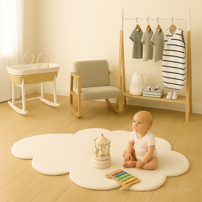 Chambre bébé minimaliste