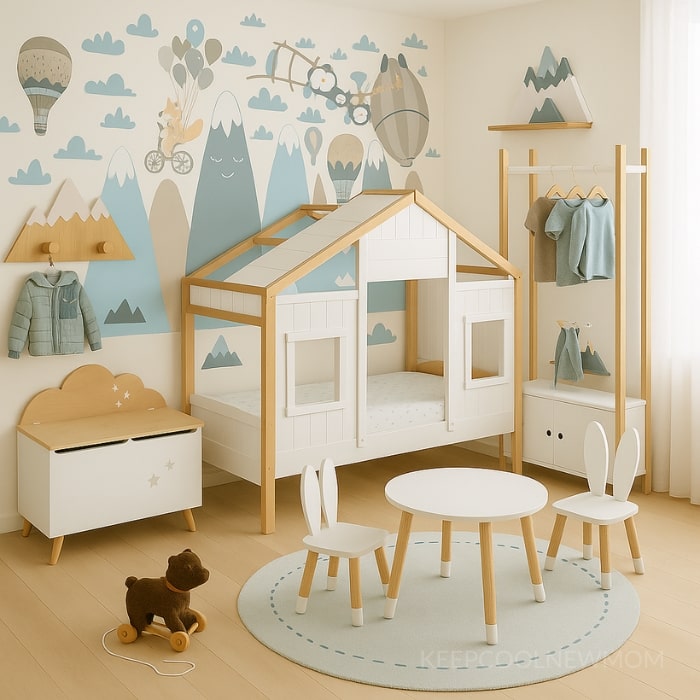 Inspiration chambre bébé montagne