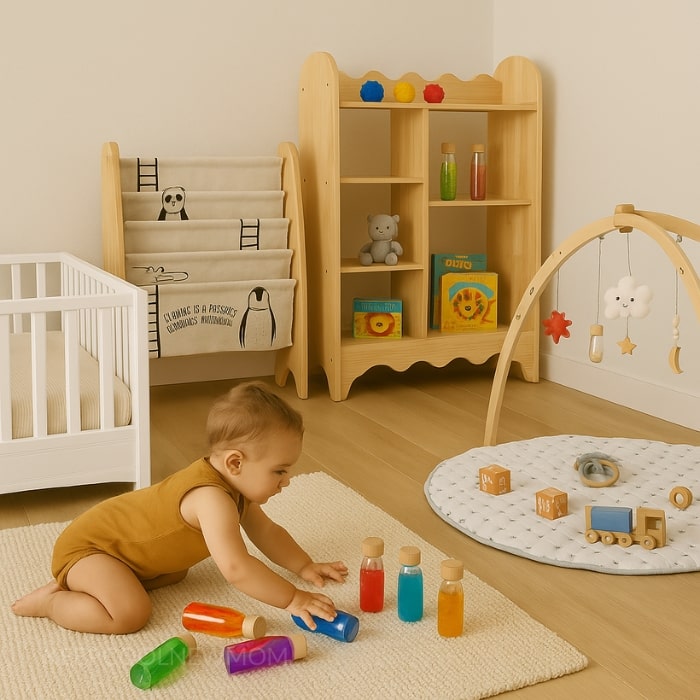 Chambre bébé Montessori