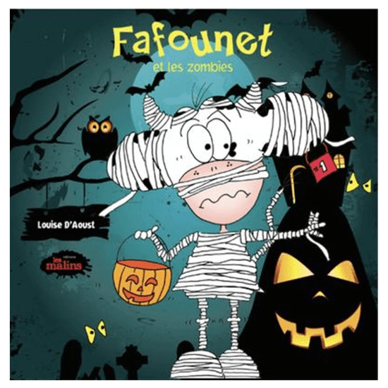 Livre enfant Halloween « Fafounet et les zombies » de Louise d' Aoust