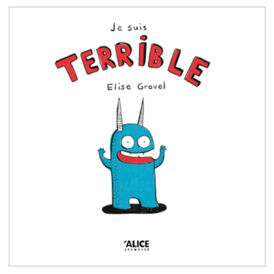 Livre Halloween bébé "Je suis terrible"