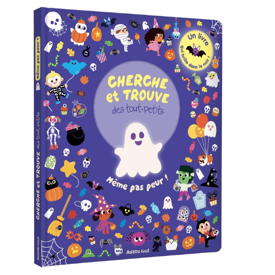 Livre Halloween "Cherche et trouve des tout-petits même pas peur !"