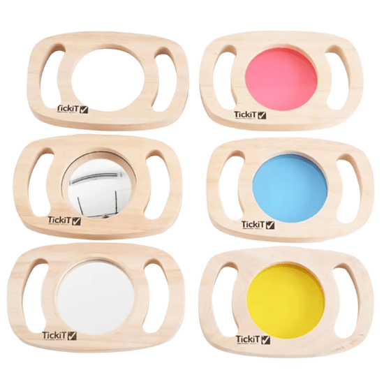 6 miroirs d’éveil pour bébé Tickit
