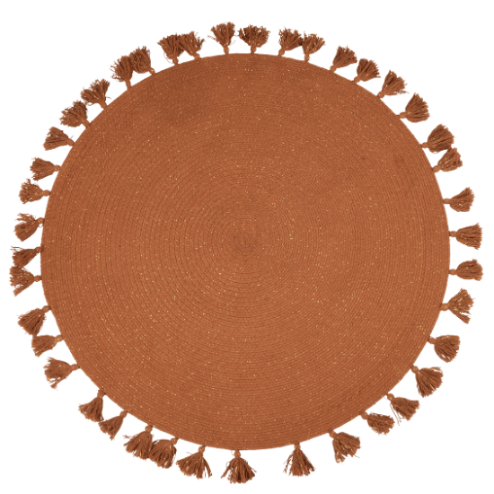 Tapis enfant rond marron Maisons du Monde