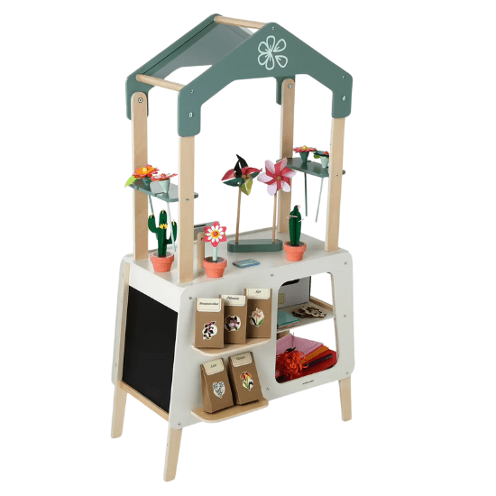 Jouet en bois fleuriste vertbaudet