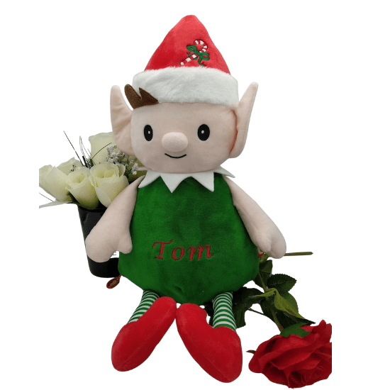 Lutin de Noël personnalisé - Créatrice Etsy : Laboiteadoudoufr