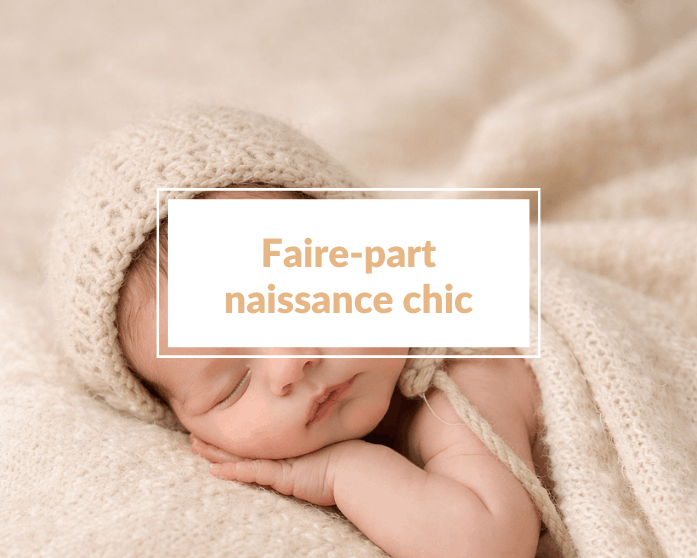 Faire-part naissance chic - Un article à découvrir sur le blog : keepcoolnewmom.com